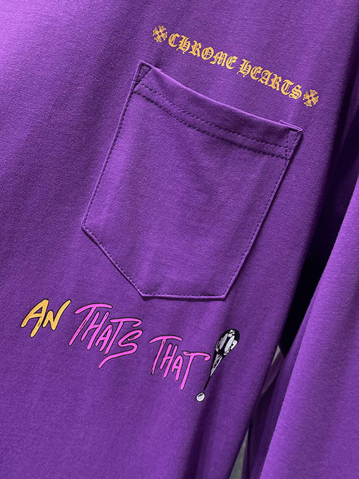 クロムハーツスーパーコピー Matty Boy 紫色の長袖シャツ