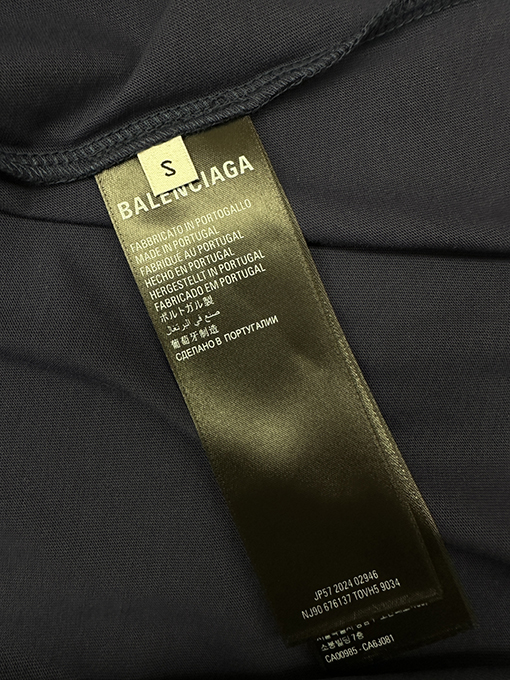 バレンシアガ Balenc1aga アメリカンフットボールの長袖シャツ