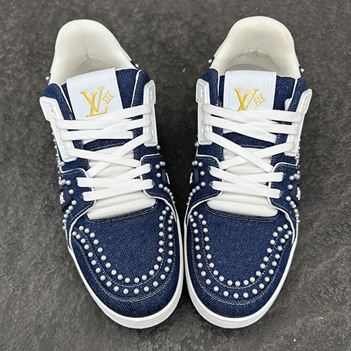 ルイヴィトン LV Trainer レトロなバスケットボールスニーカー