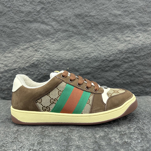 グッチ Gucci Screener メンズレザシリーズースニーカー