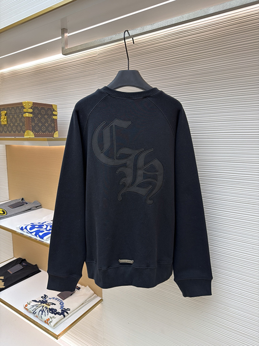 クロムハーツ ロゴクルーネックスウェットシャツ