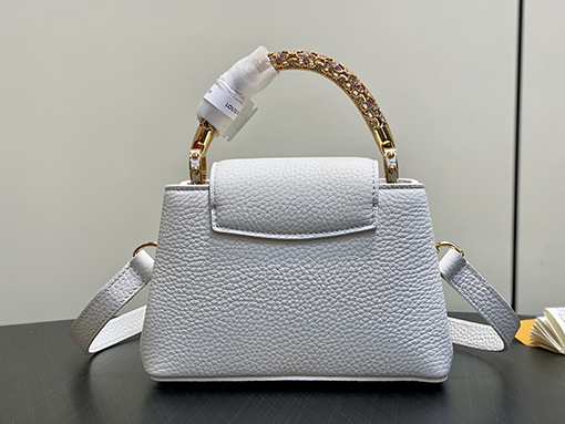 ルイヴィトン LV Capucines Mini レディースナインのミニハンドバッグ M14177