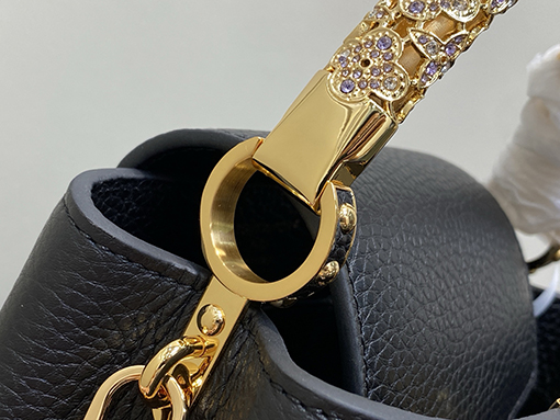 ルイヴィトン LV Capucines Mini レディースナインのミニハンドバッグ M14177
