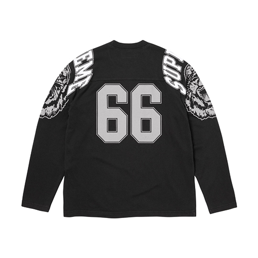 シュプリーム Supreme Mascot Football Top 66 タイガーヘッドプリント長袖シャツ