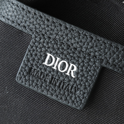 ディオール Oblique 黒のサドルバッグ