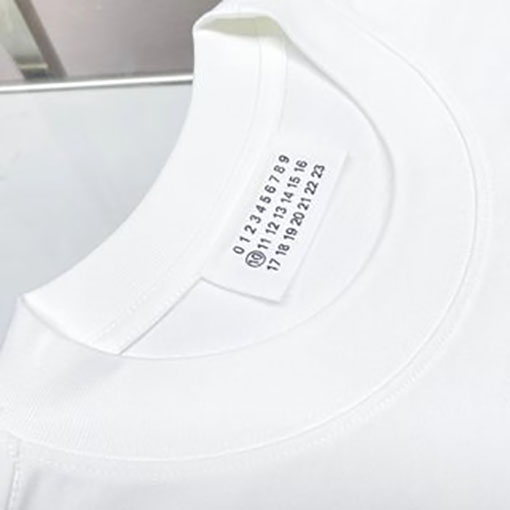 マルタンマルジェラ Maison Margiela MM 新モデルデジタルダイレクトプリントクルーネック半袖Tシャツ