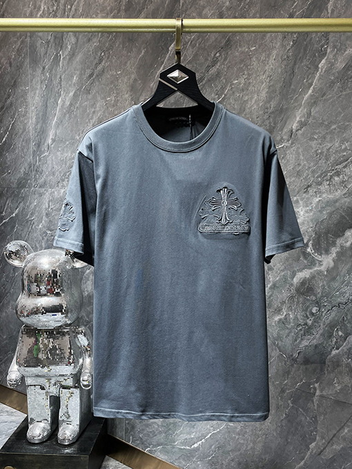 クロムハーツ 馬蹄サンスクリットアップリケ半袖Tシャツ