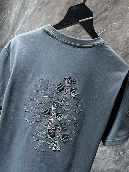クロムハーツ 馬蹄サンスクリットアップリケ半袖Tシャツ