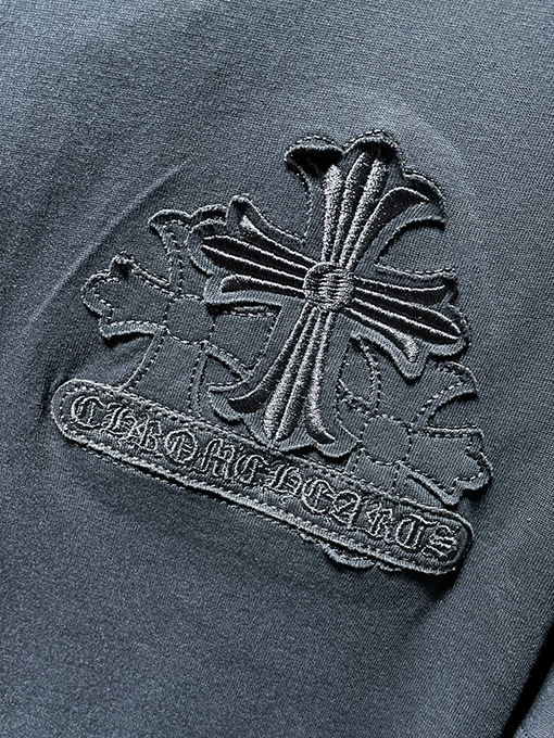 クロムハーツ 馬蹄サンスクリットアップリケ半袖Tシャツ