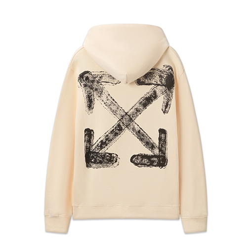 オフホワイトコピー off white ニューアロー ルーズフィット フード付きスウェットシャツ