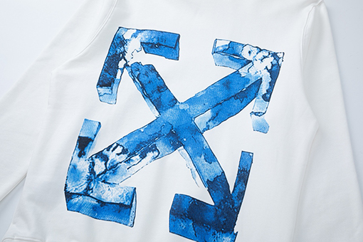 オフホワイトコピー off white ニューアロー 460g フード付きスウェットシャツ