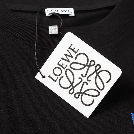 ロエベ LOEWE フロントポケットに刺繍ロゴが入った半袖Tシャツ