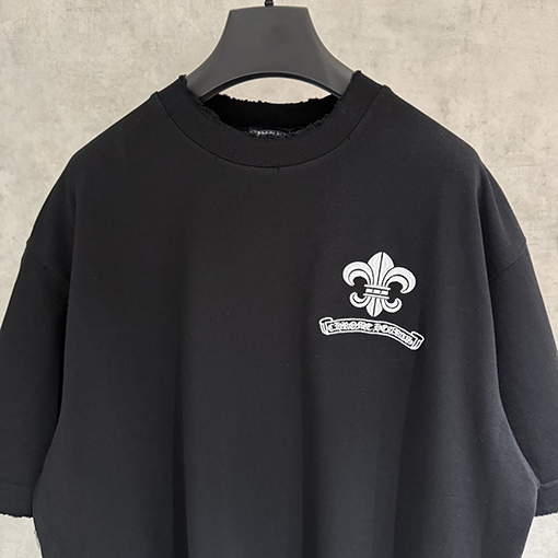 クロムハーツ クラシックな刺繍半袖Tシャツ