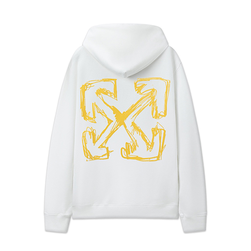 オフホワイトスーパーコピー off white グラフィティアロールーズフード付きスウェットシャツ