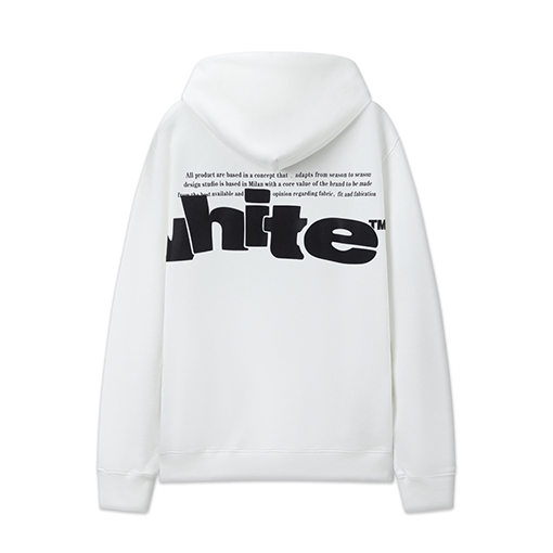 オフホワイトコピー off white レターオーバーサイズパーカー