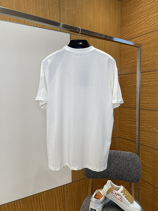 ルイヴィトン スノーマウンテンプリントクルーネック半袖Tシャツ