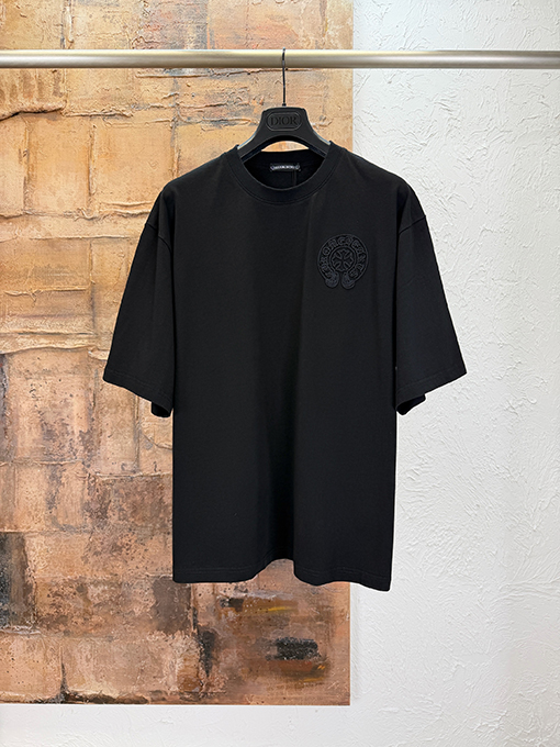 クロムハーツ 新モデル刺繍半袖Tシャツ