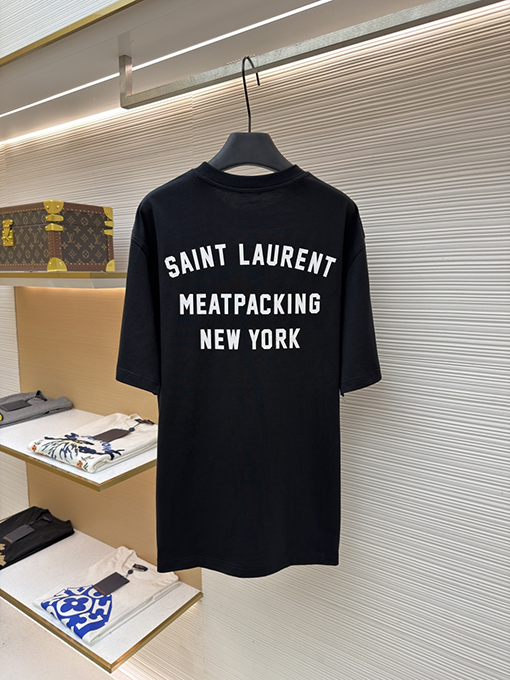 サンローラン ニューヨークコレクション プリント半袖Tシャツ