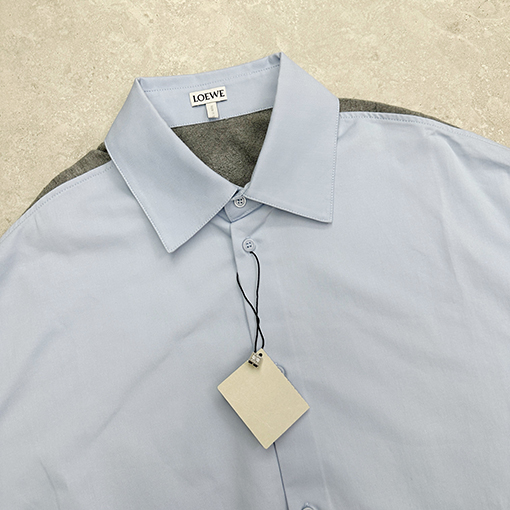 ロエベ ニットの長袖トップス付きシャツ