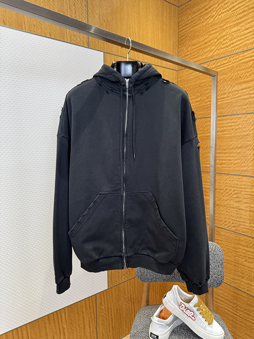 バレンシアガ BALENCIAGA レターテープジッパージャケット