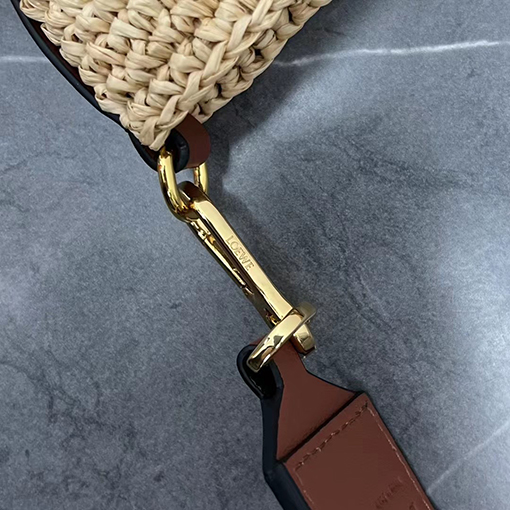 ロエベ Slit レディースファッション麦わらハンドバッグ