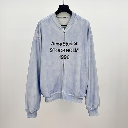 アクネストゥディオズ Acne Studios 1996 ロゴプリント入りウォッシュジップアップジャケット
