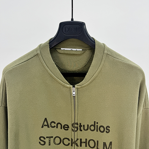 アクネストゥディオズ Acne Studios 1996 ロゴプリント入りウォッシュジップアップジャケット
