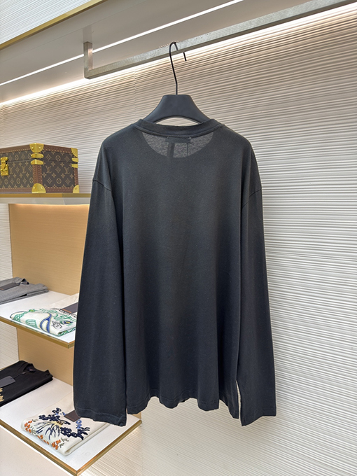 アクネストゥディオズスーパーコピー Acne Studios 1996 泥染め水洗いダメージをした長袖シャツ