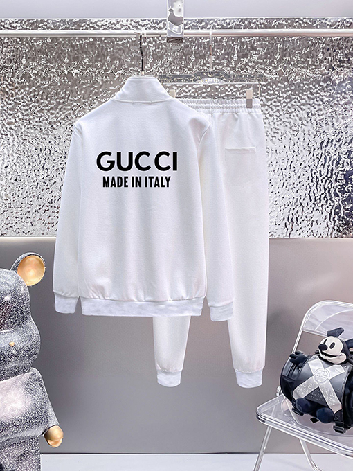 グッチ Gucci 新モデル人気のジップアップスウェットシャツとパンツのセット