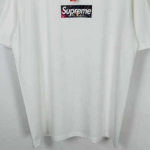 シュプリームコピー Supreme × Michael Jackson BOX LOGO TEE マイケルジャクソンのアルバムプリント入り半袖Tシャツ