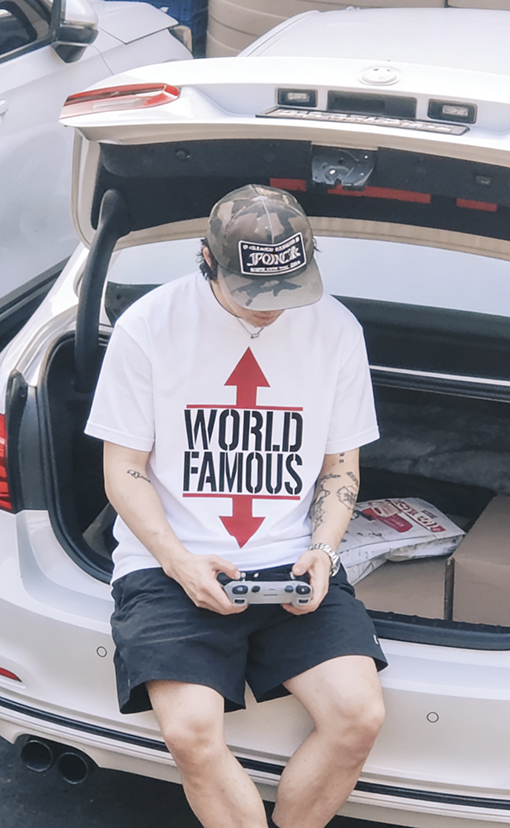 シュプリームコピー Supreme 26SS WORLD FAMOUS TEE アロー クラシック レター 半袖Tシャツ