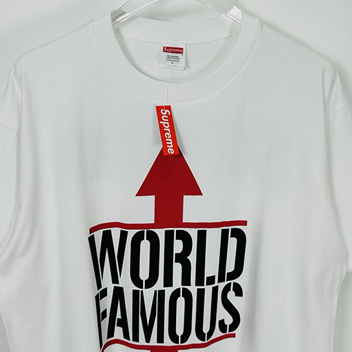 シュプリームコピー Supreme 26SS WORLD FAMOUS TEE アロー クラシック レター 半袖Tシャツ