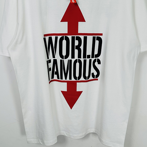 シュプリームコピー Supreme 26SS WORLD FAMOUS TEE アロー クラシック レター 半袖Tシャツ