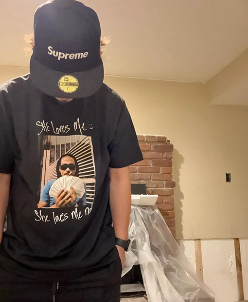 シュプリームコピー Supreme MAX B TEE ヒップホップアーティストのキャラクタープリント入り半袖Tシャツ