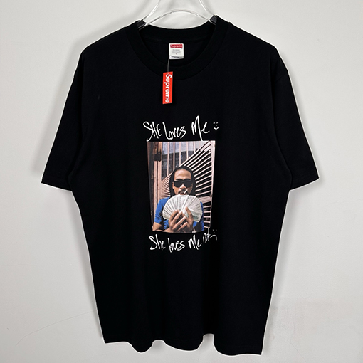 シュプリームコピー Supreme MAX B TEE ヒップホップアーティストのキャラクタープリント入り半袖Tシャツ