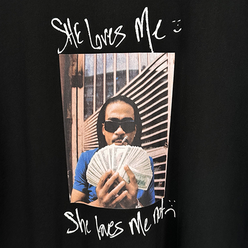 シュプリームコピー Supreme MAX B TEE ヒップホップアーティストのキャラクタープリント入り半袖Tシャツ