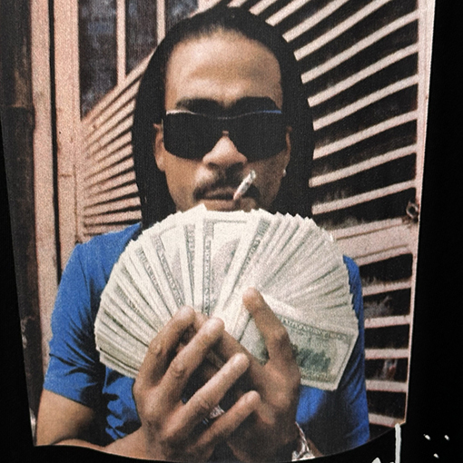 シュプリームコピー Supreme MAX B TEE ヒップホップアーティストのキャラクタープリント入り半袖Tシャツ