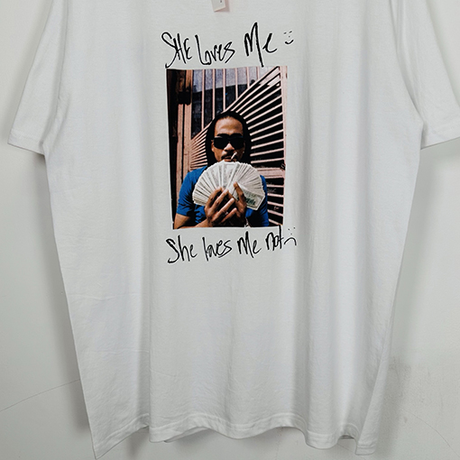 シュプリームコピー Supreme MAX B TEE ヒップホップアーティストのキャラクタープリント入り半袖Tシャツ
