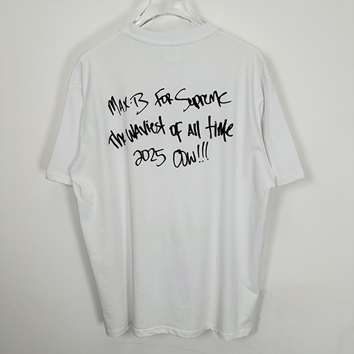 シュプリームコピー Supreme MAX B TEE ヒップホップアーティストのキャラクタープリント入り半袖Tシャツ