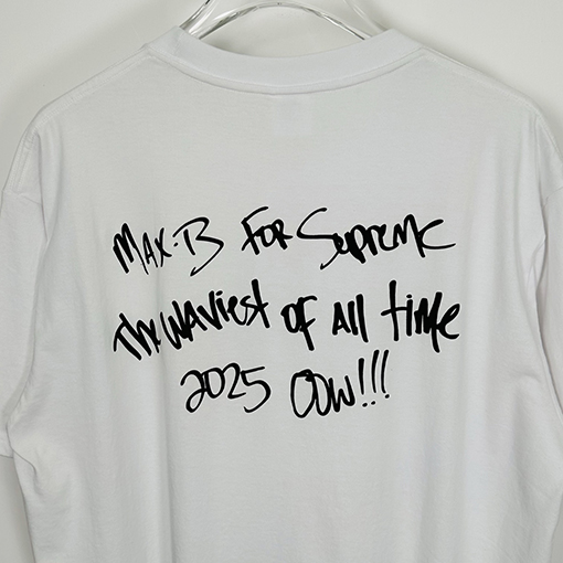 シュプリームコピー Supreme MAX B TEE ヒップホップアーティストのキャラクタープリント入り半袖Tシャツ