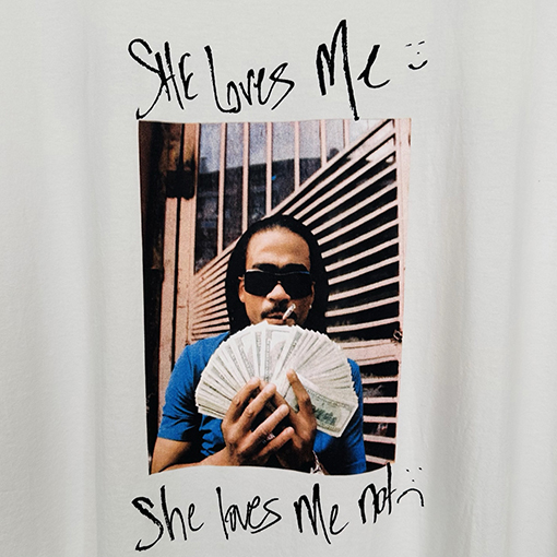 シュプリームコピー Supreme MAX B TEE ヒップホップアーティストのキャラクタープリント入り半袖Tシャツ