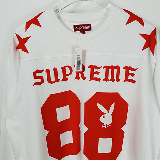 シュプリームスーパーコピー SUPREME L/S FOOTBALL TOP ラビットプレイボーイ88番長袖シャツ