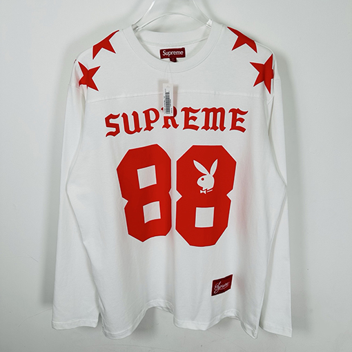 シュプリームスーパーコピー SUPREME L/S FOOTBALL TOP ラビットプレイボーイ88番長袖シャツ