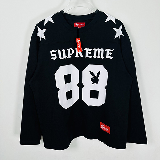シュプリームスーパーコピー SUPREME L/S FOOTBALL TOP ラビットプレイボーイ88番長袖シャツ