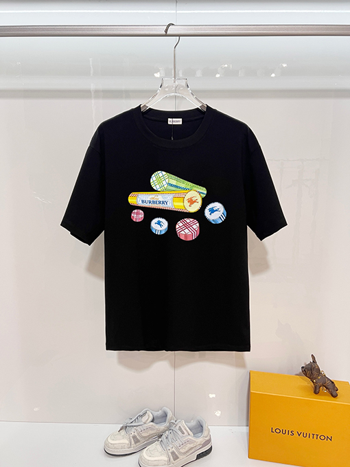 バーバリー BURBERRY クラシックなウォーホースのロゴ入り半袖Tシャツ