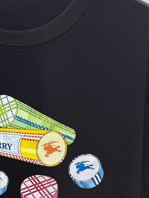 バーバリー BURBERRY クラシックなウォーホースのロゴ入り半袖Tシャツ