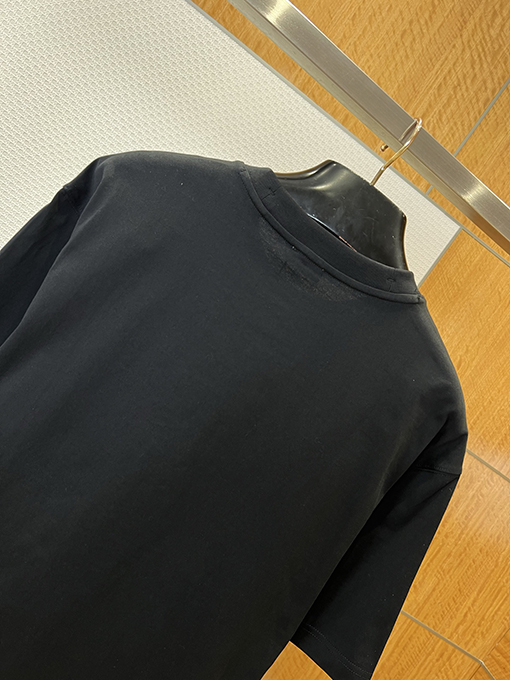 バーバリー 乗馬騎士ロゴ入りチェック柄プリント半袖Tシャツ