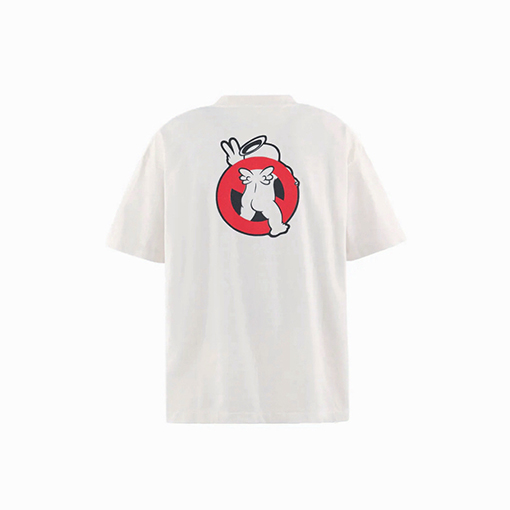 セントマイケルコピー SAINT HORROR ヴィンテージ風ダメージの半袖Tシャツ