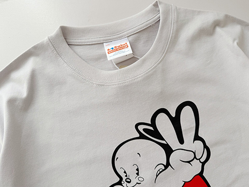 セントマイケルコピー SAINT HORROR ヴィンテージ風ダメージの半袖Tシャツ
