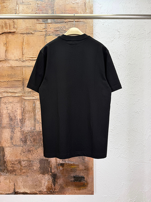 バーバリー 歯ブラシの刺繍ロゴ入り半袖Tシャツ